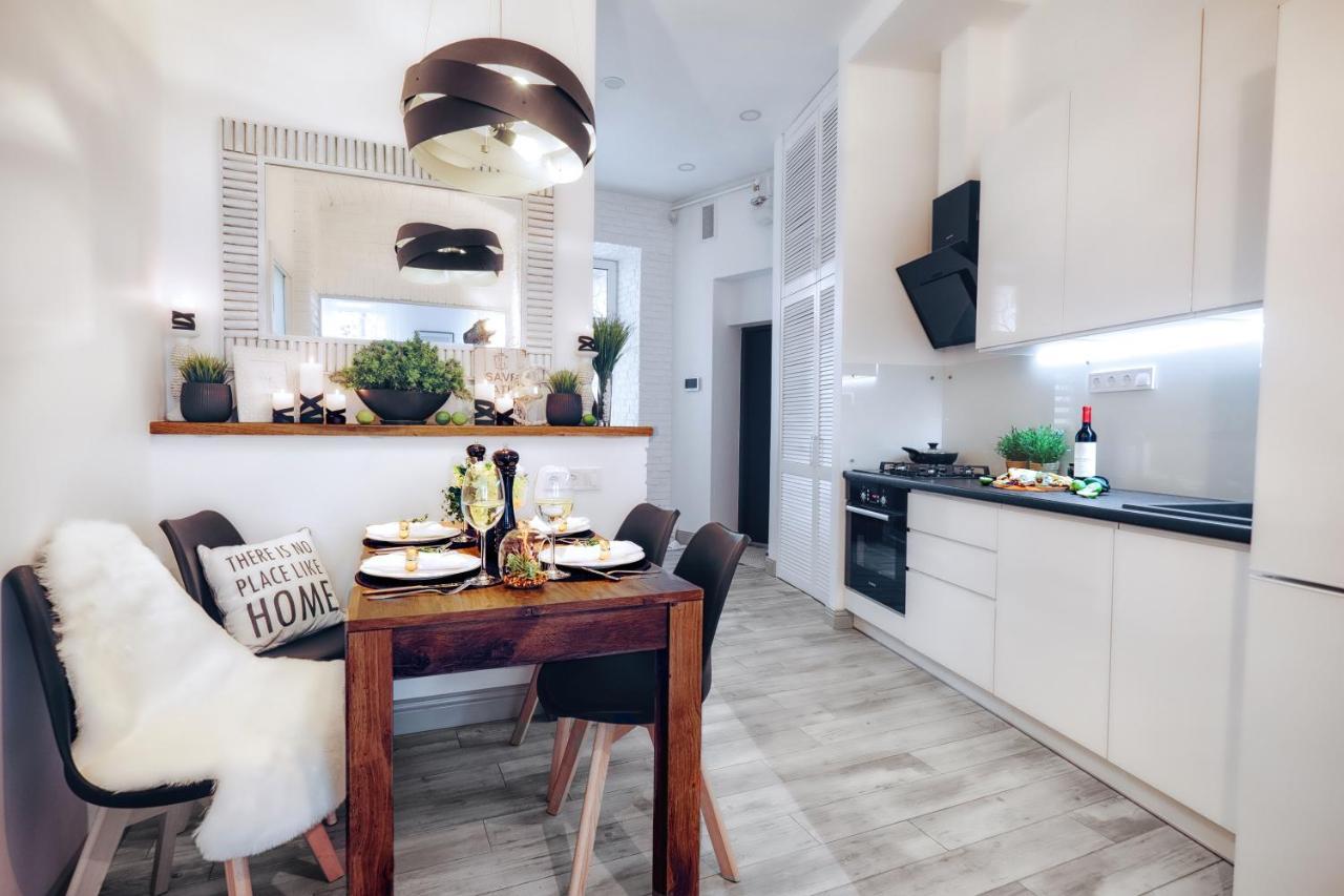 Scandinavian Style Of Lux Apartments In Leópolis Exterior foto