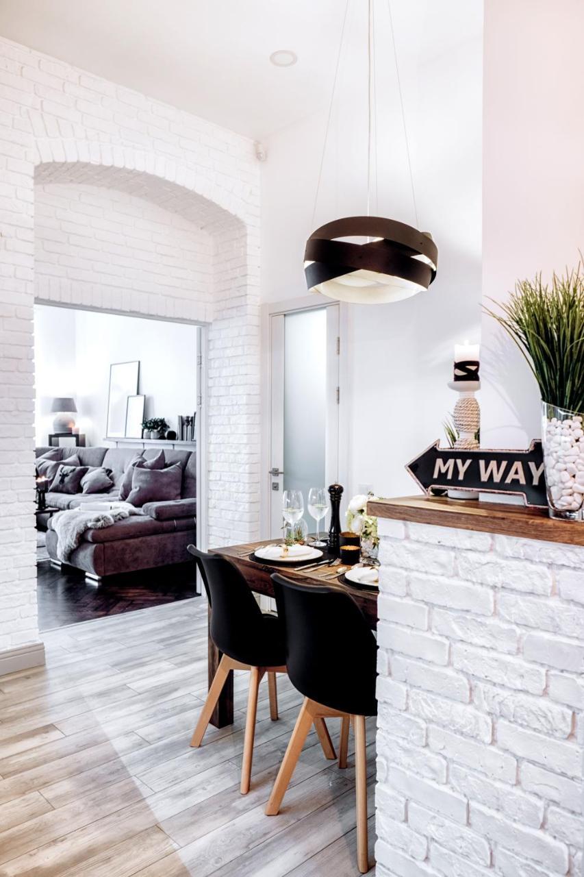 Scandinavian Style Of Lux Apartments In Leópolis Exterior foto
