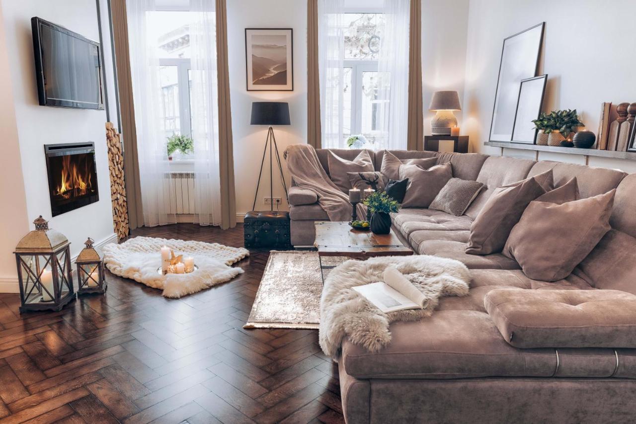 Scandinavian Style Of Lux Apartments In Leópolis Exterior foto
