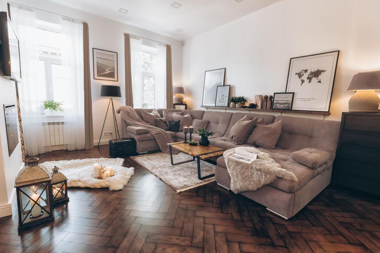 Scandinavian Style Of Lux Apartments In Leópolis Exterior foto